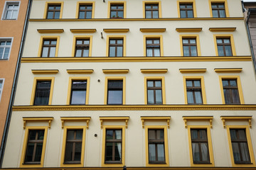 Fototapeta premium house facade exterior of apartment building, Berlin