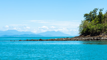 Beautiful Andaman blue sea of Thailand