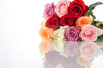 Obraz na płótnie Canvas Beautiful and fragrant roses