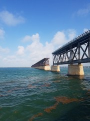 old bridge over the sea