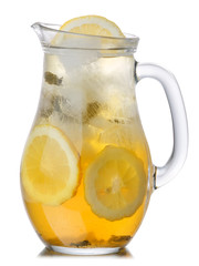 Iced lemon green tea pitcher, paths