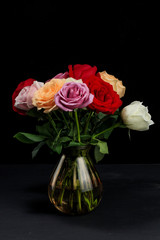 Beautiful and fragrant roses