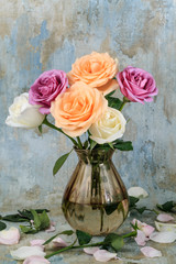 Beautiful and fragrant roses