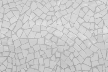 Broken tiles mosaic seamless pattern.