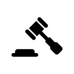 Law judge decision icon
