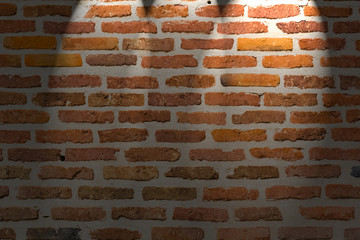 Mur de briques &eacute;clair&eacute; 