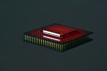 Mikrochip in der Nahaufnahme