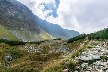 Fototapeta na wymiar Smutna Valley in the fall. Western Tatras. Slovakia.