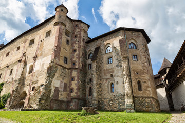 Fototapeta na wymiar Old Castle in Banska Stiavnica, Slovakia, outside.
