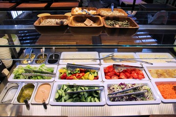 Breakfast buffet in Hungary