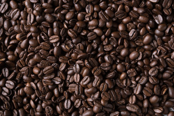 dark roasted espresso coffee beans 