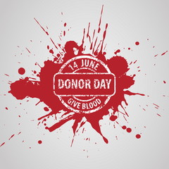 Obraz premium World blood donor day