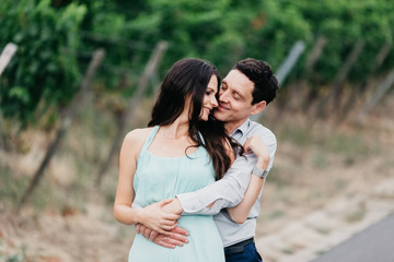 Portrait of a beautiful wedding couple.