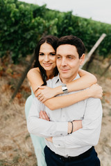 Portrait of a beautiful wedding couple.