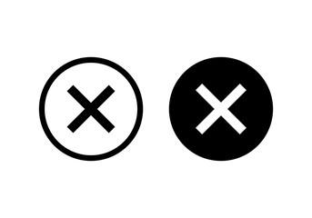 Fototapeta premium Close vector icon. Delete icon. remove, cancel, exit symbol