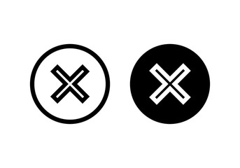 Close vector icon. Delete icon. remove, cancel, exit symbol