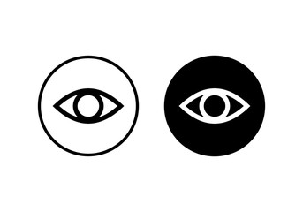 Eye icon vector. Look and Vision icon. Eye vector icon