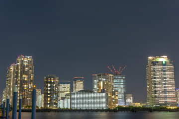 Obraz na płótnie Canvas 東京ウォーターフロントの夜景