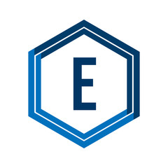 Initial Letter Logo E Template Vector Design