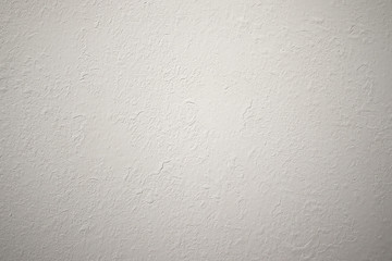 Light textured plaster on the wall is different. The texture on the wall is rough without seams cream decor.