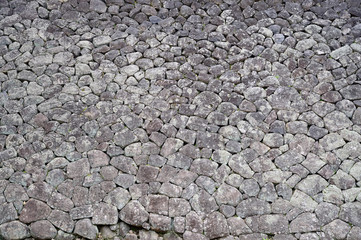 松江城の石垣　島根県松江市