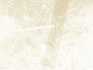 Mustard pencil background with white paper texture. Abstract cream hand drawn colored pencils background. Sepia crayon drawings with graphite texture for templates, greeting card, poster design.