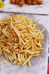French fries is delicious at street food