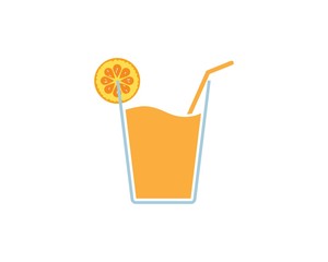 orange juice vector illustration design