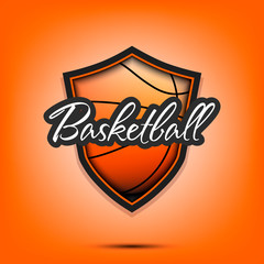 Basketball logo design template