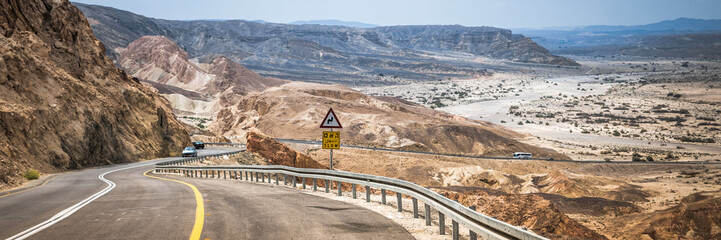 the negev desert in Israel - obrazy, fototapety, plakaty