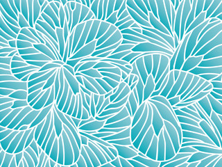 Fototapeta na wymiar abstract floral background with flowers. doodle line art for summer season. natural background