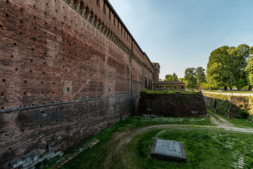 Fototapeta na wymiar Castello Sforzesco Milano
