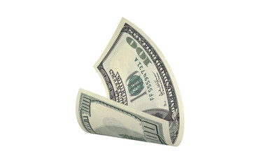 Dollar, Paper Money, American Banknote, Flying Money, 3D Render