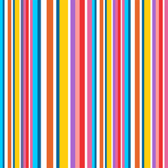 Obraz premium Colorful striped abstract background, variable width stripes.
