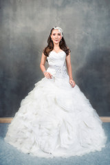 Beautiful woman in wedding dress , Bride Thai style fashion