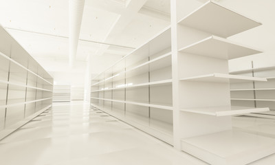 supermarket interior