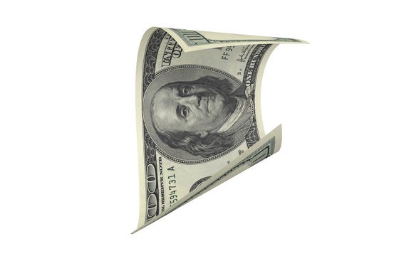 Dollar, Paper Money, American Banknote, Flying Money, 3D Render