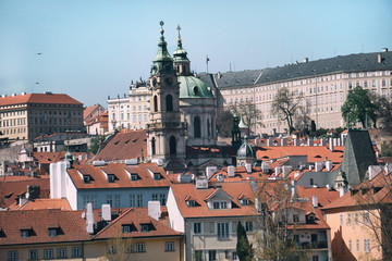 Obraz premium Panorama View of City Prague