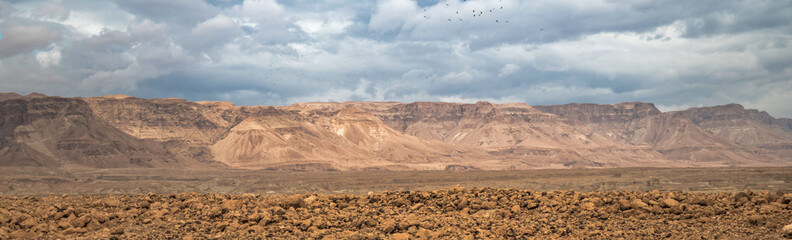 rocks mountains and desert of israel