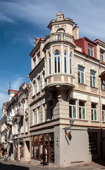 Fototapeta na wymiar Building in Vilnius Old Town
