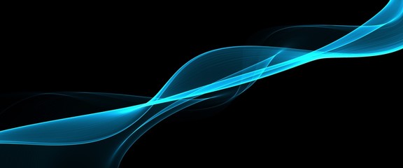 Abstract background, blue waved lines for brochure, website, flyer design