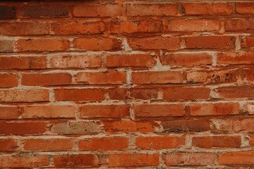 red vintage bricks wall background backdrop wallpaper