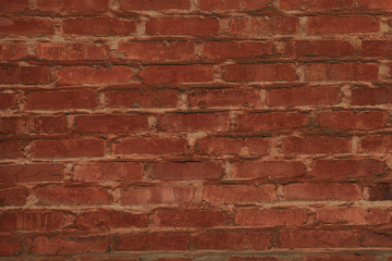 red vintage bricks wall background backdrop wallpaper