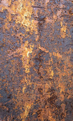 Old Weathered Corrugated Rusty Metal Texture