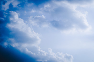 Obraz premium Beautiful closeup blue sky landscape background and wallpaper 