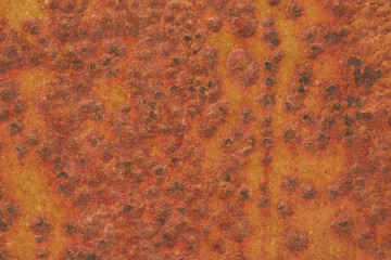 red rusty metal grunge wall background