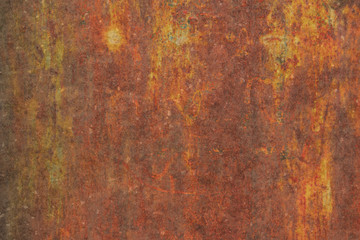 red rusty metal grunge wall background