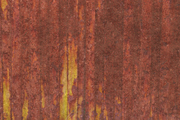 red rusty metal grunge wall background