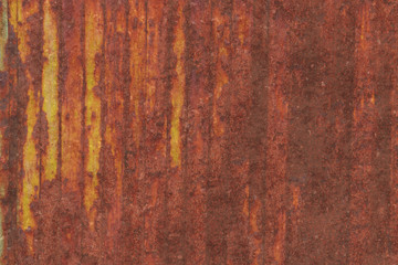red rusty metal grunge wall background