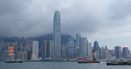 Obraz premium Hong Kong city landmark